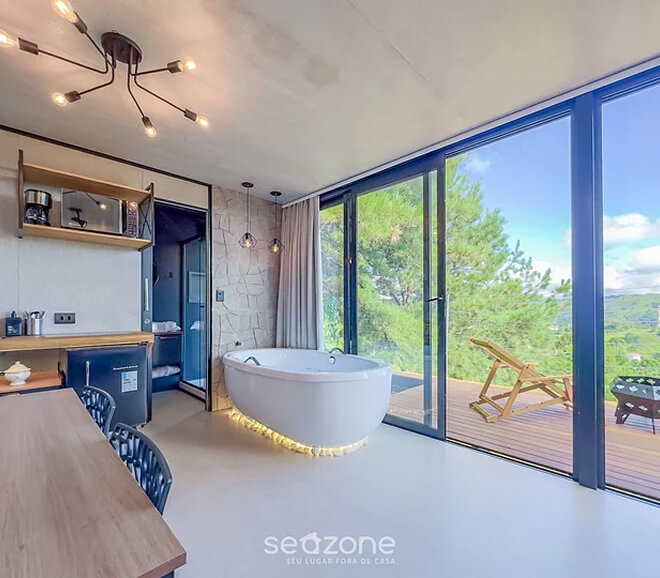 Cabana de Pedra — hospedagem 1