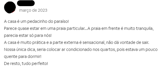 avaliação de hóspedes na plataforma Airbnb